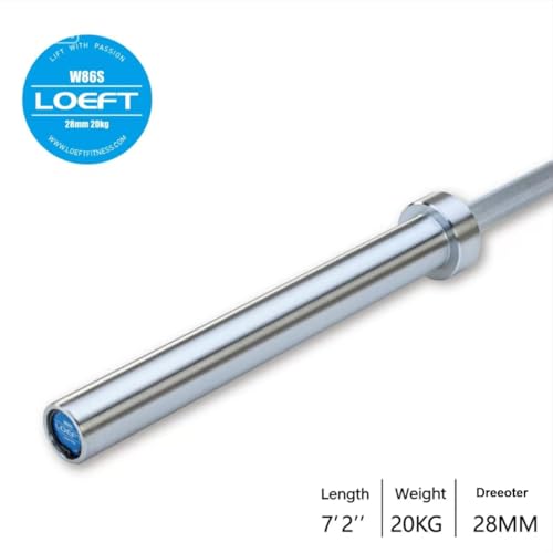 Professional Weightlifting Barbell, Olympic Bar for Weightlifting, 2000lbs Weight Capacity 215K PSI Weight Bar Fit 2"