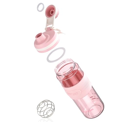 Shaker Bottle, Pink, 650ml/23oz - color: Pink