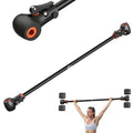 Sportneer Dumbbell to Barbell Converter Bar | Adjustable Fit, 200 lb Capacity, Secure Lock, Tool-Free Setup, 130cm Bar, Full-Body Training, Barbell Feel, Space Saving