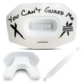DAMAGE CONTROL Youth Football Mouth Guard – Breathable No Boil Mouthpiece, Protects Lips & Teeth, Works with Braces, Includes Helmet Strap – Sports Gear & Accessories (You Can't Guard Me) - color: You Can't Guard Me