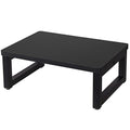 Snughome Wooden Step Stools for Adults Kids, Solid Wooden Bedside Step Stool Adults Hold Up to 350 lb, One Step Foot Stool for Kitchen, Bedroom, Living Room, Bathroom - Self-Assembly(Black) - color: Black
