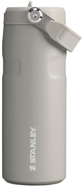 Stanley IceFlow Flip Straw 2.0 Water Bottle 16 OZ | Built-In Straw with Larger Opening | Lightweight & Leak-Resistant | Insulated Stainless Steel | BPA-Free | Ash - color: Ash, size: 16 Ounces