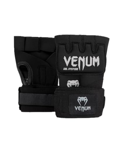 Venum Venum Gel Kontact Quick Wraps - color: Black/Silver, size: Medium