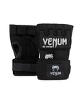 Venum Venum Gel Kontact Quick Wraps - color: Black/Silver, size: Small