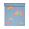 Gaiam Kids Yoga Mat Exercise Mat, Yoga for Kids with Fun Prints - Playtime for Babies, Active & Calm Toddlers and Young Children - color: Rainbow Stars