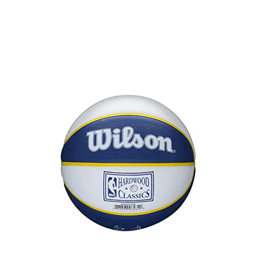 WILSON NBA Team Retro Mini Basketballs - Mini Size - 3" - color: Golden State Warriors, size: Mini