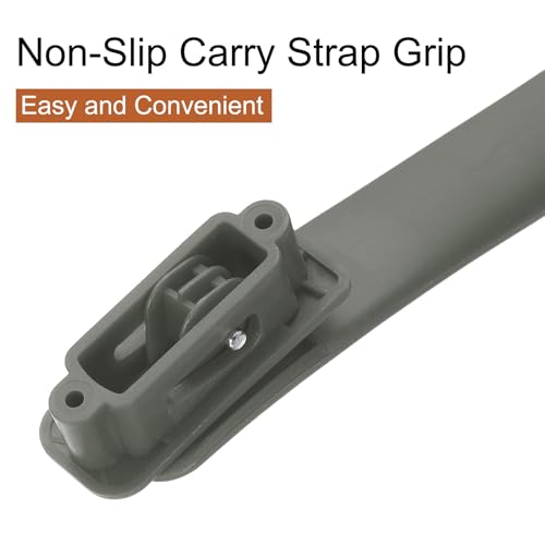 uxcell 2 Pcs Luggage Handle Replacement 8.5 Inch Suitcase Handle Carry Strap Plastic Pull Handle Grip Luggage Replacement Parts with Screws for Suitcase Box Luggage Case, Titanium Silver - color: Titanium Silver