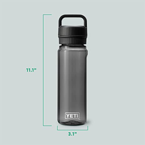 YETI Yonder Water Bottle with Yonder Chug Cap, Lightweight, Leakproof and BPA-Free - color: Charcoal, style: 25oz