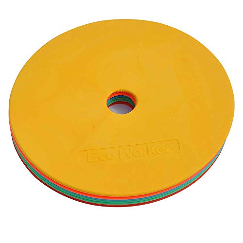 Flat Cones Spot Markers Soccer Basketball Sports Speed Agility Training - color: MULTICOLOR