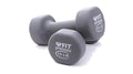 FIT Neoprene Dumbbells (Pairs & Sets) - color: h) GREY - 10LB - PAIR