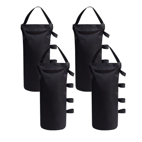 Inntop Canopy Weight Bags 120 lbs, Heavy Duty 1680D Tent Weights Sand Bags for Canopy Legs, Outdoor Sandbag Weights for Sun Shelter, Patio Umbrella, Gazebo (Sand Not Included) - size: 120 LBS