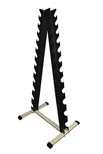 Neoprene Dumbbell Set, 12 Pairs | With Rack