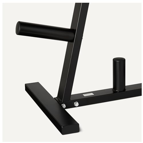 Amazon Basics Weight Plate Tree Rack, Durable Steel, Space-Saving Vertical Design for Home Gym - size: 2" Weight Plate Tree, 300 lbs