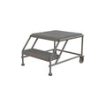 Tri-Arc WLWP022424 2-Step Forward Descent Mobile Steel Work Platform, 24-Inch x 24-Inch Platform - size: 24" x 24", style: 2-Step