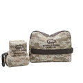 Buffalo Creek Supplies All Weather Durable Front and Rear Shooting Rest Bags, Rifle Rest Sand Bag for Bench Rest Shooting, Hunting, Target & Competitive Sports Shooting-Unfilled - color: Desert Digital