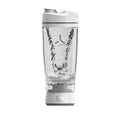 Promixx Original Shaker Bottle - Battery-powered for Smooth Protein Shakes - BPA Free, 20oz Cup (White) - color: White