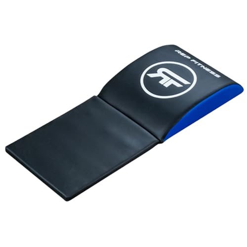REP Fitness Ab Mat | Sit Ups | Exercise Equipment for Core Training | Thick Foam Pad for Home Gym Workouts | Lumbar Support Cushion for Back Pain Relief | Compact Fitness Mat for Abs Floor Routines - color: BlueWithTailbone