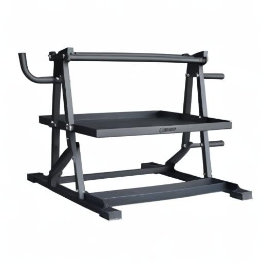 Lifeline Fitness Home Gym 3-Shelf Dumbbell and Kettlebell Storage Rack