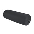 Hugger Mugger Round Yoga Bolster - Firm Round Shape, Higher Profile, Great Under Knees, Soft Support, Handmade in The USA - color: Gray