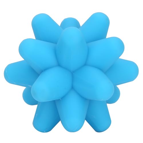 Dioche Spiky Massage Balls, 2 Colors Acupoint Physical Massage Balls, Lacrosse Ball Roller Set Perfect for Foot Massage, Deep Tissue Massage, Trigger Point (Blue) | High silicone, portable trigger point therapy tool, compatible with feet/shoulders/back, 2