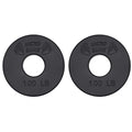 Micro Gainz Standard 1-Inch Center Hole Fractional Weight Plates Set of 2 Plates, Choose Set (.25LB-1.25LB), Designed for Standard 1-inch Barbells & Dumbbells, Made In USA - color: 1lb Black