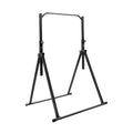 Power Tower Pull Up Dip Station, Free Standing Pull Up Rack Dip Station with 5.74-7.55FT Adjustable Height Triangular PullUp Bar for Home Outdoor Support 440lbs - size: A