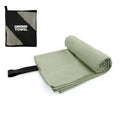 Camping Towel L Size Quick Dry Microfiber Lightweight for Beach Swimming Pool Travel Body Yoga Mat Towels (Army Green, 1 Pack L) - color: Army Green, size: 1 Pack L
