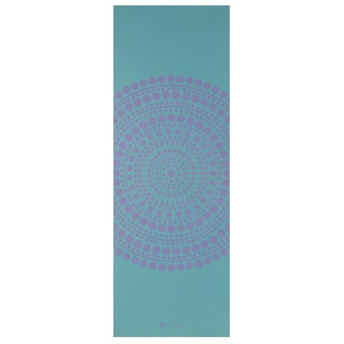 Gaiam Yoga Mat - Premium Print Reversible Extra Thick Non Slip Exercise & Fitness Mat for All Types of Yoga, Pilates & Floor Workouts - color: Aqua Trance