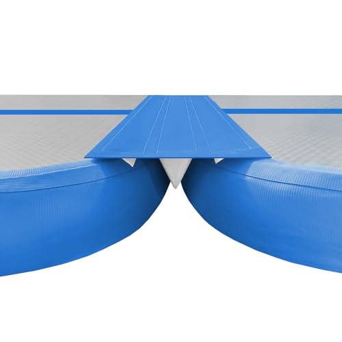 Sumery 3ft/6ft Air Mat Tumble Track Connector Tape for Inflatable Tumbling Gymnastic/Yoga/Camping White（NEW） (40) - color: Blue
