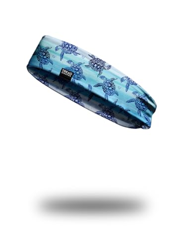 TreadBands Loop Performance Non-Slip Headbands - color: All-Season 2.5" Loop - Akumal Sea Turtle