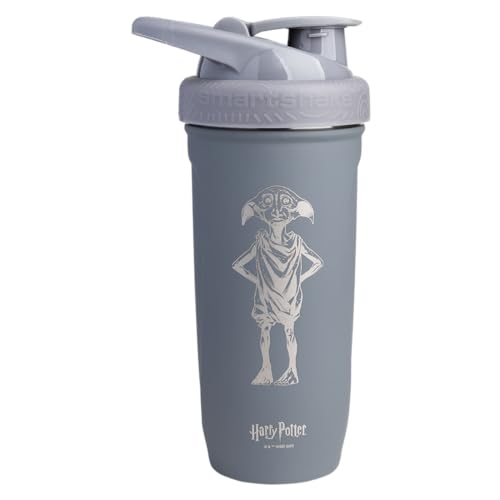 Smart Shake Reforce Stainless Steel Harry Potter Dobby Shaker Bottle (900 ML /30oz) | Light Weight Resistance Sports Shaker Bottle with a Soft Lid | Leakproof, BPA Free & DEHP Free - color: Dobby