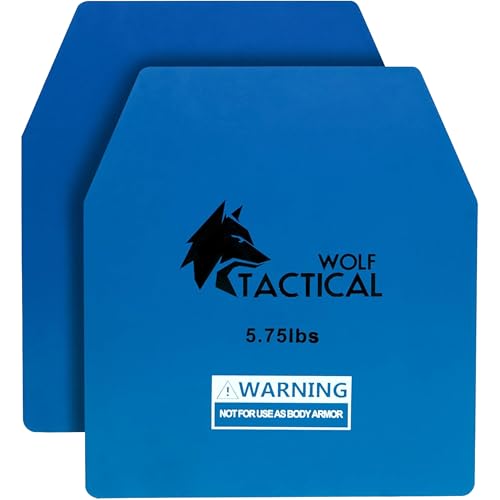 WOLF TACTICAL Weight Vest Plates - 5.75/8.75/14.5/19.75LB Pairs - WODs, Strength Training, Running, Heavy Workouts - color: 5.75LB Plates