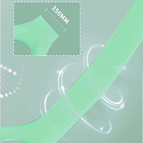 Figure 8 Resistance Band, Arm Back Shoulder Exercise Elastic Rope Stretch Fitness Band, Foot, Leg, Hand Stretcher, Arm Exerciser for Yoga Pilates Stretching Physical Therapy, Home Gym Workout - color: Green