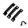 50 Pack Large Heavy Sawtooth Picture Hangers Steel Picture Hangers with Screws Picture Hang Solutions, for Hanging Clock Paintings Artwork Picture Frame Hook Photos (Black，Supports 50 lbs) - color: Large Black - 50 Pack