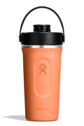 Hydro Flask Shaker Bottle – Insulated Stainless Steel Gym Bottle for Pre Workout & Protein 24 Oz Nectar Orange - color: Nectar