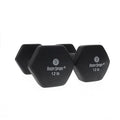 Body Sport Neoprene Dumbbell Pair - Strength Training Equipment for Exercises - Home Gym Accessories - Weight Training - style: 12 Pounds