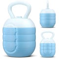Adjustable Water Filled Kettlebell 5/8/13/17/22 lb Water Filled Kettlebells Weights Set for Home Gym, Kettle Bell Sets for Women at Home and Cross-training Exercise - color: Blue