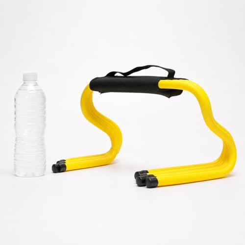 Speed Hurdles 23cm, 50- Training Hurdles with Handle, & Soccer Training Equipment for Athletes