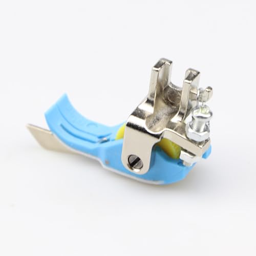SP-18 Heavy-Duty Plastic Flange Roller Presser Foot for Industrial Single-Needle Sewing Machines - Compatible with Juki 8700/Brother 8100 Series (Precision Edge Guide & Anti-Skip Stitch) (SP-18R 1/16) - size: SP-18R 1/16
