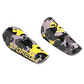 Storelli Shin Guards, Unisex, Flexible & Durable Protection, Ultra-Lightweight, Breathable Air Channels - color: Black/Grey Camo, size: Medium