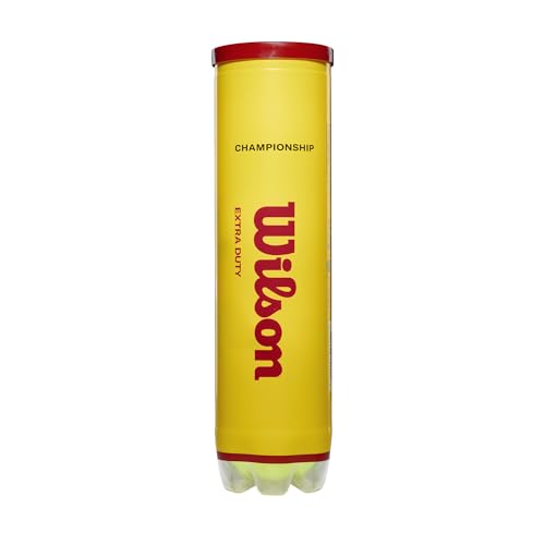 WILSON Championship Tennis Balls - size: Single Can (4 Balls), style: Extra Duty