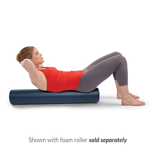 OPTP Foam Roller Cover - Made from Soft, Durable Latex-Free Vinyl - Easily Slides onto 36" x 6" Foam Rollers - Blue. Made in the USA