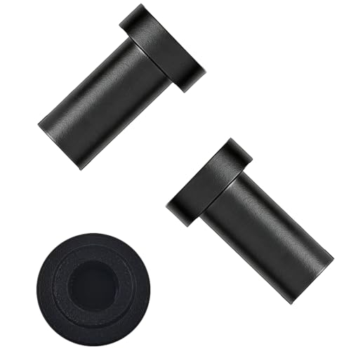 5 Pack Barn Door Wall Spacer with lag Bolts, Wall Anchor for Flat Track for Sliding Barn Door Hardware Track Spacers (44mm/1.73inch) - size: 44mm/1.73inch