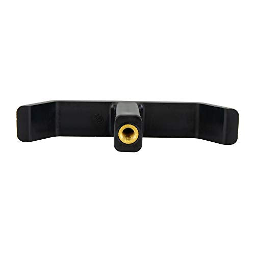 RecPro RV Waste Valve Handle Replacement | Replacement Handle for Waste Valve Extension Rod | Black | Made in USA