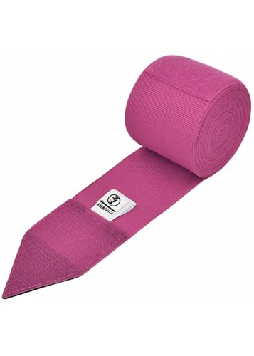 KOMBAT USA 180" Boxing Wraps for Men & Women – Hand Wraps for Boxing Gloves, Muay Thai Wraps, Vendas para Boxeo, Thumb Loop, MMA & Kickboxing Hand Wraps Boxing Training Gear - color: Pink