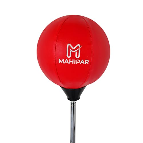 Punching Bag with Stand for Adults & Teens - Heavy Punching Bag, Boxing Bag & Boxing Equipment Set with Reflex Bag, Speed Bag & Gloves - Adjustable Height for MMA, Kickboxing & Cardio Training