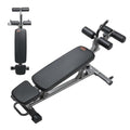 VEVOR Sit Up Bench, Folding Curved Decline Ab Bench, with 5 Adjustable Height Settings, Heavy-Duty Steel, Non-Slip Design, 500 Lbs Capacity for Home Gym Workouts, Strength Training, Full Body Muscles - size: Ab Bench/1000lbs