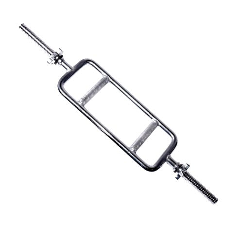 CAP Barbell Standard Threaded 34" Triceps Bar | Multiple Options - color: Chrome