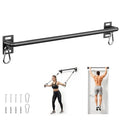 HANDBODE Wall Mounted Pull Up Bar for Doorway, 52''/36'' Chin Up Bar | 500 lb Capacity, Thickened Steel Construction, Joist Mounted - color: 36“ doorway pull up bar