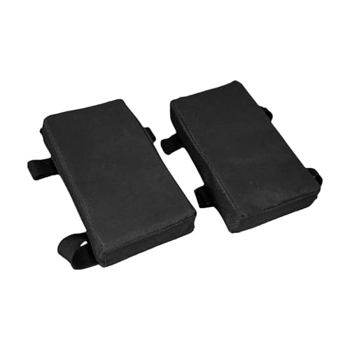 Hack Squat Shoulder Pads - Oxford Cloth Synthetic Rubber 20x11x4cm | Anti-Slip Support Cushion Gym Equipment | Attachment Barbell Pad Shoulder Protection For Home Gym Strength Training Athletes Usepro - color: Black